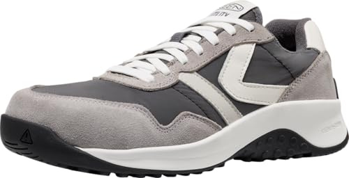 KEEN Utility Men's KS86 Composite Toe ESD Low Height Non Slip Comfortable Work Shoes, Magnet/Black, 9.5 Wide