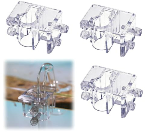 FZCHENGDANUO Acrylic Aquarium Hose Holder, 3Pcs