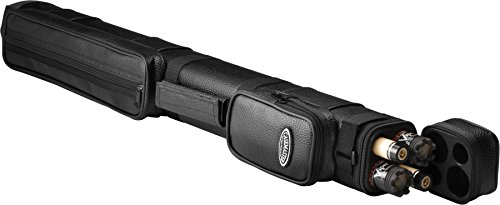 Casemaster Uni-Erwachsene Q-Vault Classic Billard-/Poolqueue-Hartschalenkoffer, Schwarz, 2 Butt/2 Shaft