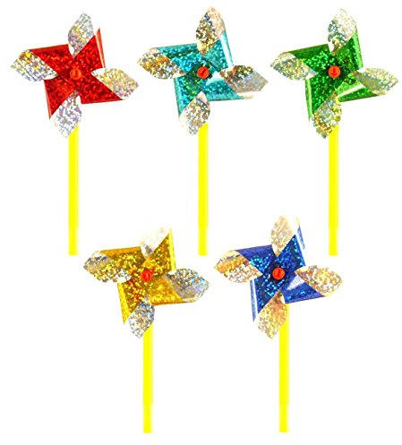 Henbrandt 12 x Mini Foil Windmill