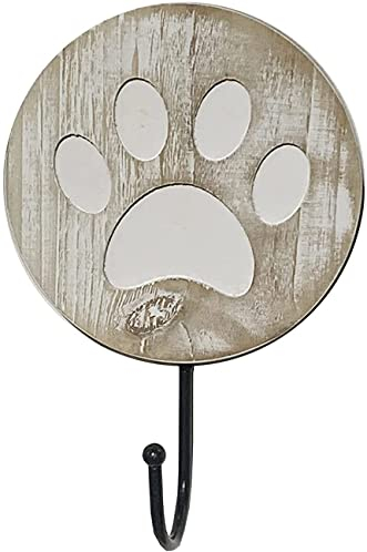 Kleiderbügel, Wandhalterung, Kleiderhaken for die Wand, dekorativer Vintage-Stil, Hundepfote, Wandgarderobe, rustikal, Bauernhaus, Leinenhalter, Wandhaken, Wandgarderobe, Kleiderbügel