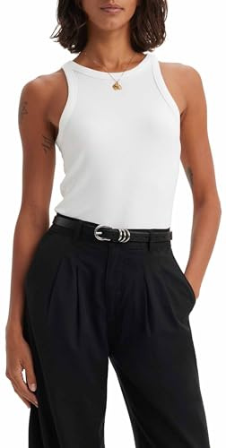 Levi's Camiseta de Tirantes Dreamy para Mujer, Color Blanco., L