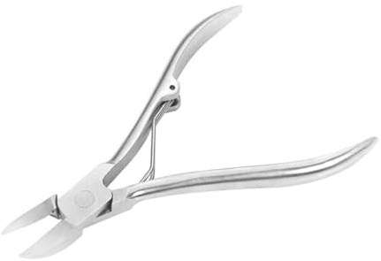 Hemobllo Cortauñas y Pinza de Cutículas de Acero Inoxidable Alicate con Muelle Resistente para Manicura y Pedicura Herramienta Precisa para Cortar Uñas y Retirar Muerta Profesional y