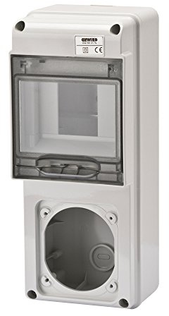 GEWISS - GW68017N Q-Din 5 Moduli, 1 Flangia Iec 309 16A IP44/67, IP65