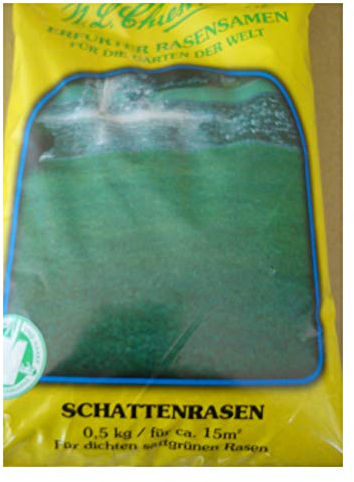 Schattenrasen Mischung 0,5 kg Rasensamen