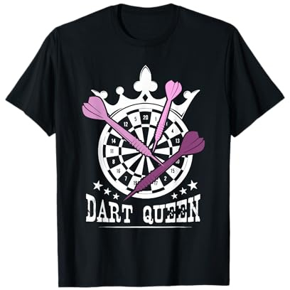 Dart Queen Pour Le Joueur Et Fans De Fléchettes Femmes T-Shirt