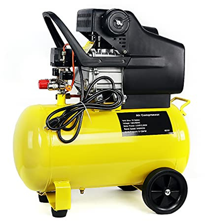 Stark USA 10-Gallon Air Compressor Horizontal Tank 3.5 HP Quiet Air Compressor for Auto Repair, Tire Inflation, Woodwork Nailing, Spray Painting