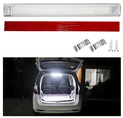 CGEAMDY Barra De Luces Interior, Barras Iluminación Led Para Automóviles, Tiras De Luz Led Para Automóviles, Barra Luz Interior 12-85v Amplio Voltaje Luces Lectura Cabina Coche Recambios Automóviles
