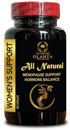 OLANTA TRADE SOLUTION Menopause Supplements for Women - Wild Yam Root, Menopause Support Complex with Black Cohosh, Helps with Hot Flashes and Night Sweats - 1 Bottle 60 Capsules