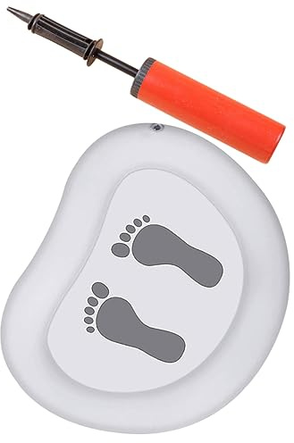 Ipetboom 1juego Lavabo Inflable Para Lavado De Pies Accesorio De Spa Para Entrada Cuenco De Limpieza Para Pies Almohadilla De Masaje y Superficie Antideslizante