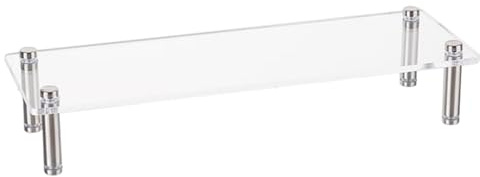 Alzate per barrette di cioccolato in acrilico - Rettangolari trasparenti, espositore da 11,8x3,94x2,36 pollici Vetrina trasparente | Elegante espositore da dessert per collezione di profumi di gioiell
