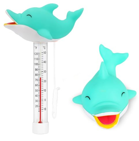 XY-WQ Thermomètre flottant pour piscine avec corde, facile à lire