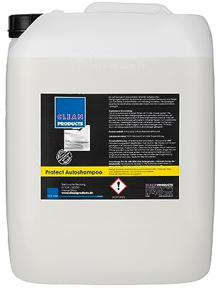 CLEANPRODUCTS Autoshampoo Konzentrat mit Wachs - 10L - Mischung 1:100, auch als Reinigungszusatz für Hochdruckreiniger geeignet