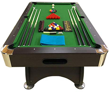 GRAFICA MA.RO S.R.L. Billard AMERICAIN 7ft 188 X 96 cm Modele Green Season Full Optional - Neuf Table de Pool Snooker Meuble Salon Table de Billard