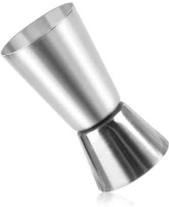 Rumyve Cocktail Jig,Bartenders Double Measure Jig,Stainless Steel Shooting Measures,Whisky Shot Measure for Gin Alcohol Drink(25/50ML)