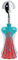 Alessi AM01A 6 anna Korkenzieher, Alkipaper, Mehrfarbig
