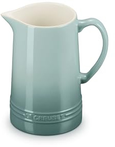 Le Creuset Stoneware Signature Pitcher, 1.6 qt., Sea Salt