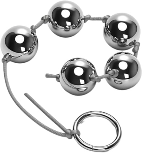 Palline anali a catena, palline anali, per allenamento, dell'amore donne, giocattoli in acciaio inossidabile BDSM, vaginali, plug anale# Giocattoli sessuali XXL uomini, uomini principianti