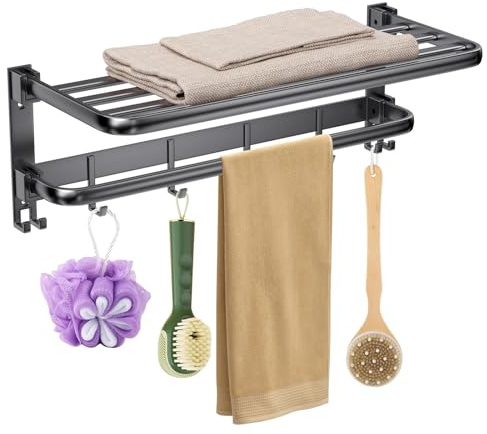 Brynlex Toalleros de Baño Pared, Colgador Toalla Baño, Cuelga Toallas Baño, Porta Toallas Baño, Soporte Toallas Baño, Accesorios para Baño, Juego Toallero y Accesorios de Baño, para baño, Cocina
