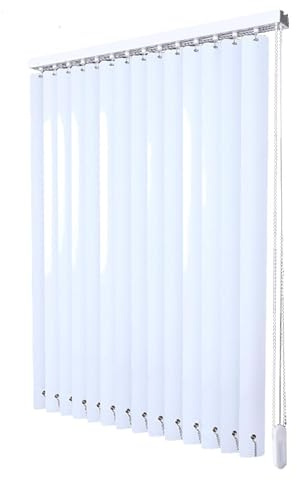 LRYELWA Rideau Coulissant à Lamelles,Stores Verticaux Occultants pour Fenêtres,Kit Complet Store Californien à Lamelles Verticales pour Bureaux et Maison,Personnalisables (50cm x 150cm)