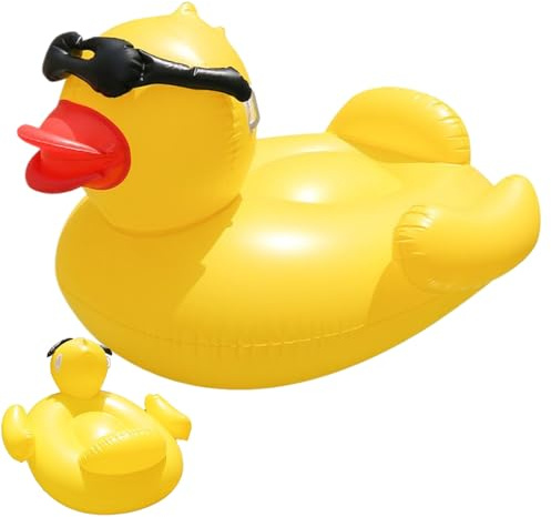 Flotador De Pato - Flotadores Inflables Gigantes Para Piscina De Pato Para Adultos - Juguetes Acuáticos Balsas Anillos De Natación Inflar Sillón Flotante Para Adultos Niños Niñas Playa Jardín Carnaval
