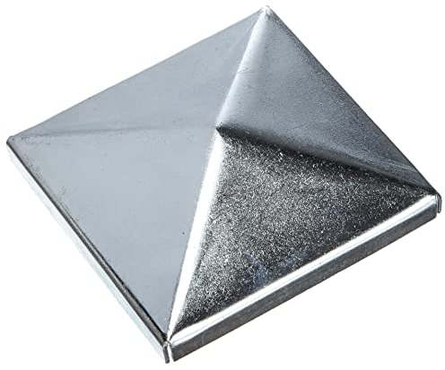 IBFM 398080 GALVANIZED Tappo per Pali in Legno, 80 x 80 mm, in Acciaio zincato, Argento, Stahl