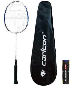 Carlton Powerblade Elite Badminton Racket + 6 Shuttles
