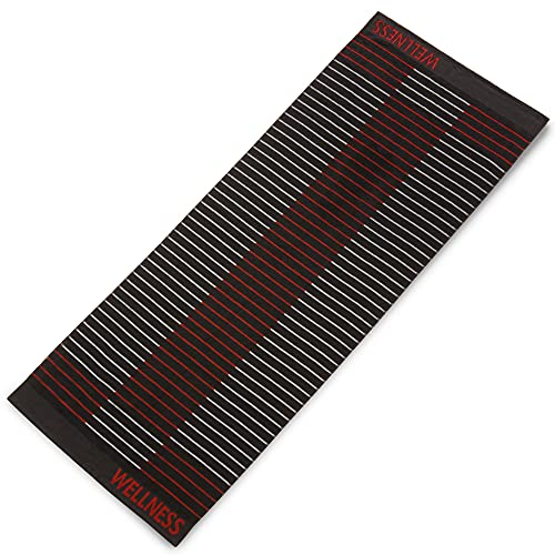 aqua-textil Granada Saunatuch XXL 90 x 220 cm schwarz Baumwolle Saunahandtuch Frottee Handtuch Duschtuch