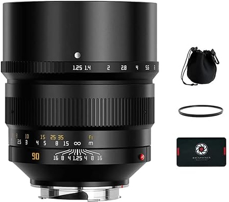 TTArtisan 90mm F1.25 Full Frame Large Aperture Manual Focus Portrait Lens for Hasselblad X1D XCD Camera