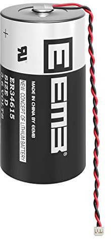 EEMB D-Size 3.6V Batería Compatible with DSC ER34615M-T1 WT4911 WT4911B WT8911 ALEXOR Wireless Outdoor Siren WT4911BATT AD ER34615 19000mAh