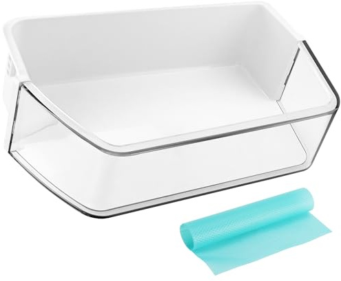 DA97-12657A Refrigerator (LEFT) Door Shelf Bin Replacement Fit for Sam-sung RF260BEAESR RF261BEAESR RF261BEAESP Refrigerator, Replace AP5621270 DA63-06867 Fridge Door Basket Bin By Fetechmate