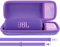Aenllosi for JBL Flip 7/Flip 6/Flip 5 Portable Bluetooth Speaker Hard Travel Protective Storage Case,Case Only (Purple)