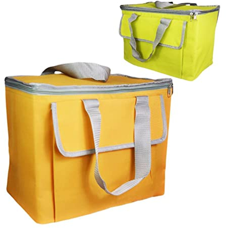 The Magic Toy Shop 30L Insulated Cool Bag – Large Picnic Cooler Bag, Lightweight Polyester, Assorted Designs, Ideal for Camping, Beach, Keeps Food & Drinks Cold, Collapsible for Easy Storage