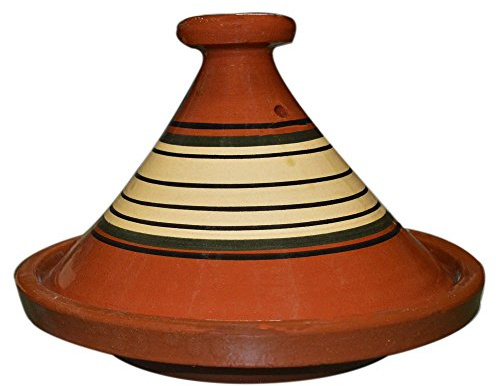 Moroccan Cooking Tagine Handmade Lead Free Safe Glazed Large 12 inches Across Traditional