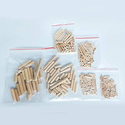 Clavijas de madera rectas Lotus Punta de madera Corchos de madera rectos 4 * 20 mm