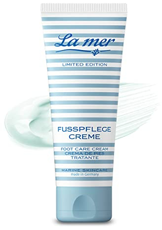 La mer Marine Breeze Fußpflegecreme - Feuchtigkeitsspendende Creme für die Füße - Mit Melissenduft - Für alle Hauttypen geeignet - Schenkt beanspruchten Füßen ein erfrischendes Gefühl 75 ml