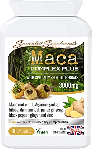 Specialist Supplements Maca Complex Plus 90 Capsules