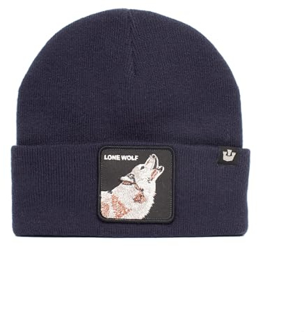 Goorin Bros. Beanie Wolf Man Lone Wolf Dark Navy Dunkelblau, Size:OneSize