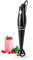 Geepas Hand Blender | Food Collection Hand Blender, Soup Mixer with Stainless Steel Blades | Ideal for Smoothies Shakes Vegetables Baby Food Soup| Anti-Splash | 2 Year Warranty, Black, 180W (Black)