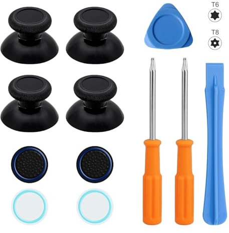 4 Stück Thumbsticks,Analogsticks,Analoge Joystick Ersatz,Controller Ersatzteile Kompatibel mit Xbox für Xbox Series X/S, Xbox One, Xbox One X/S, Xbox One Elite Controller