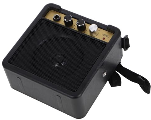 NUOBESTY 1 Ensemble Ampli Guitare Électrique Ampli Guitare à Lampes Mini Amplificateur pour Haut-parleurs Mini Ampli pour Guitare Électrique Petit Ampli Mini Ampli Guitare Plastique Black