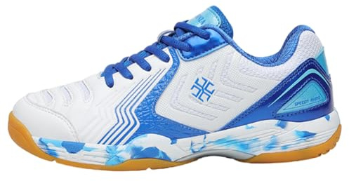 Zeihyeurus Scarpe da Badminton,Scarpe da Squash Scarpe da Uomo,Scarpe da Squash,Scarpe da Tennis da Tavolo Uomo Donna,Traspiranti,Antiscivolo,Resistenti all'Usura,per Pickleball e pallavolo