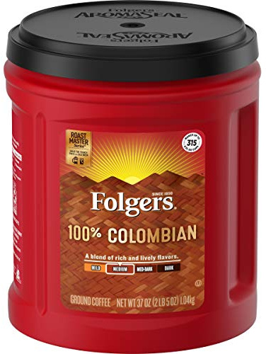 Folgers Colombian Medium Ground Coffee 1.040 kg