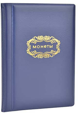 Münzalbum,2 Euro Münzsammler Taschenalbum, 10 Seiten 120 Taschen Münzhüllen Buchhülle Münzen Aufbewahrung Sammelalbum, Wasserdichte Münzsammlungs Halter Organizer Buchhülle Münz Album, Münzsammelalbum