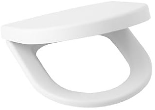 Ramm Toilettensitz kompatibel mit Villeroy&Boch Omnia Architectura 45cm x 38cm, WC Sitz aus antibakteriellem Duroplast, Toilettendeckel mit Absenkautomatik Soft Close