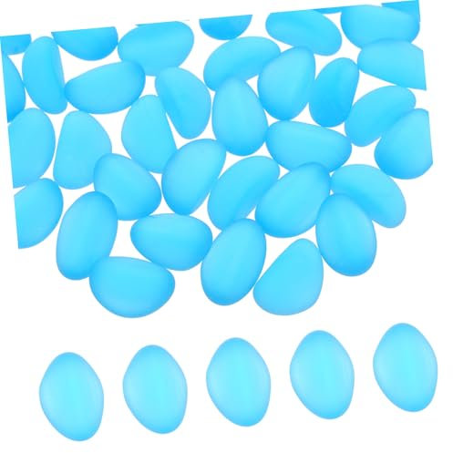 Yardwe Pecera con Piedras Luminosas Grava Decorativa para Pecera Piedras De Guijarros 500 G Cocos Perlas De Vidrio