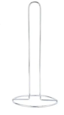 Roll Stand, Freestanding Paper Tissue Towel Holder, Stainless Steel Kitchen Roll Paper Tissue Stand Silver Napkins Rack, Home Kitchen Storage Accessories (silver)