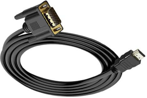 Générique Câble HD VGA - Câble HD VGA pour Moniteur - Périphériques Électroniques à Transmission Stable pour Moniteurs PC TV Ordinateurs Portables Projecteurs
