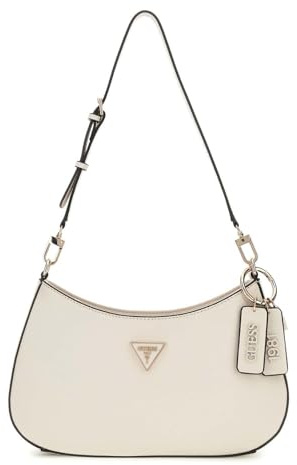 GUESS Noelle II Top Zip Shoulder Bag Bone