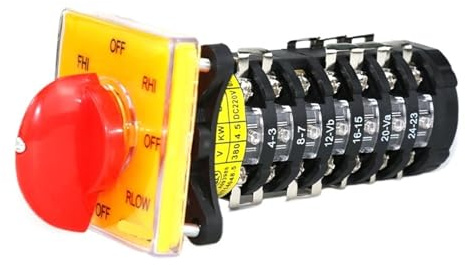 Fresadora multiposición de velocidad lenta y rápida, interruptor de leva de cambio Universal, SZW25-64D/7 25A, 28 tornillos, marcha atrás, 1 Uds.